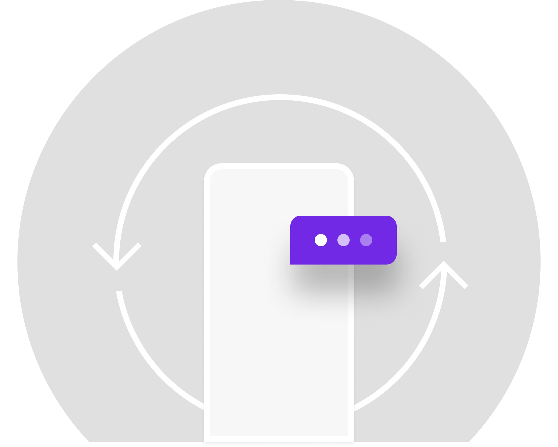 Caching messages in a client app.